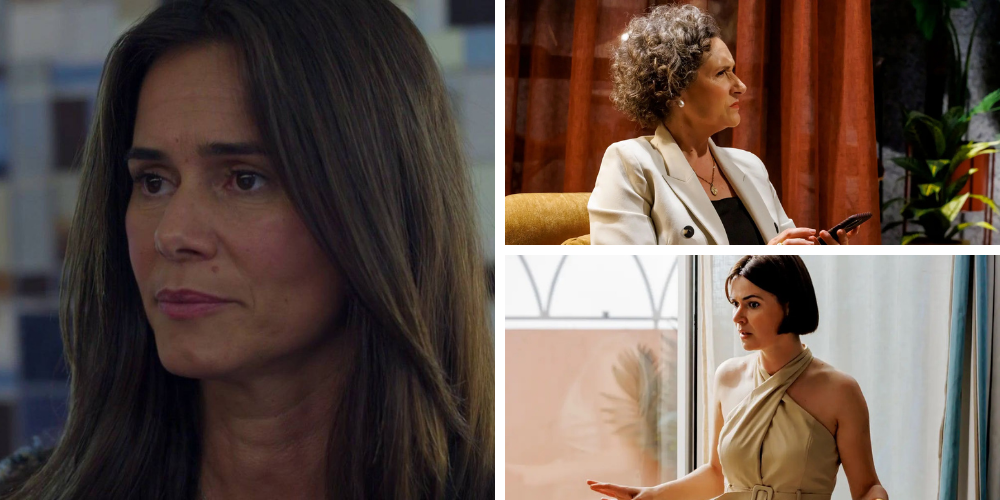 Carolina e Margarida enganam Vitória e montam plano chocante usando o aniversário do filho