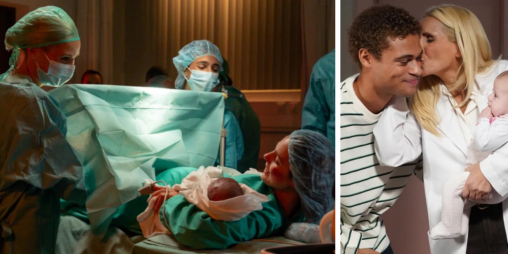 Helena emocionada após a morte de Nanda em Páginas da Vida