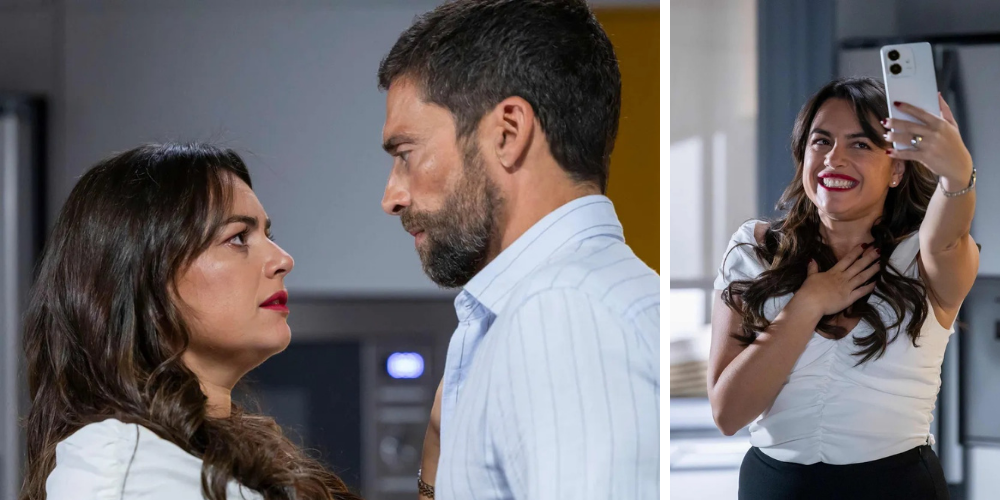 Amor à Prova: Amália descobre traição do pai e inventa gravidez em direto