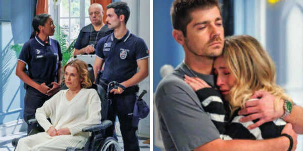 Helena é presa em "A Promessa" após esfaquear Olga