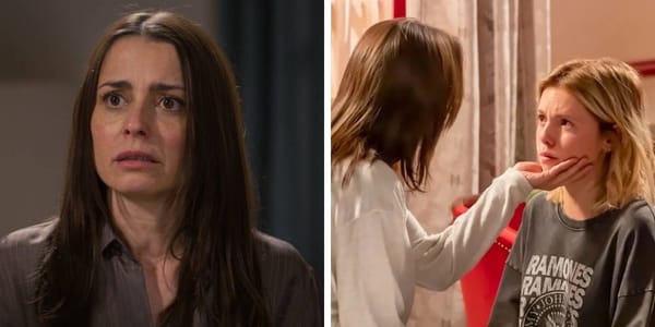 Sofia teme o pior quando Teresinha foge sem avisar ninguém em ‘A Herança’. Fotos: SIC