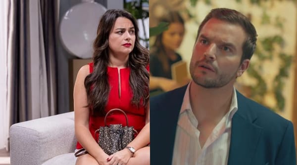 Amália e Tomás em momento de traição na novela Amor à Prova da TVI