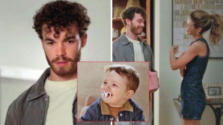 Gonçalo confronta o passado ao ver o filho pela primeira vez em ‘A Protegida’. Foto: Maria