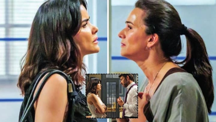 Isabel enfrenta Vitória e tenta limpar o mal-entendido que abalou o casamento em ‘Vitória’. Fotos: TV7 Dias