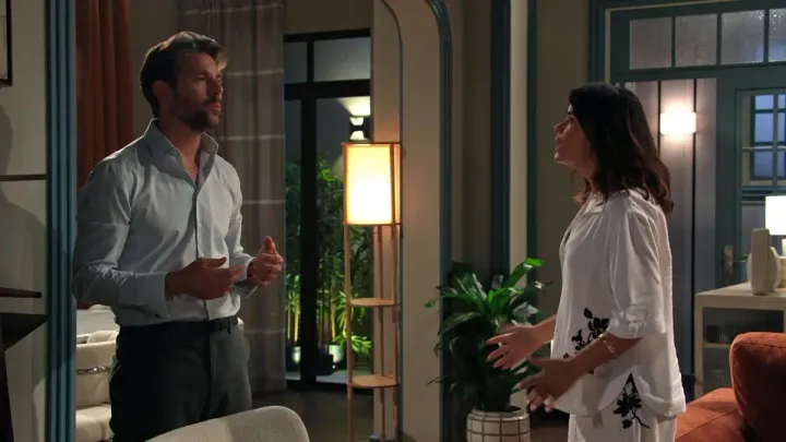 Isabel confronta João e acusa-o de trocar a família por outra mulher